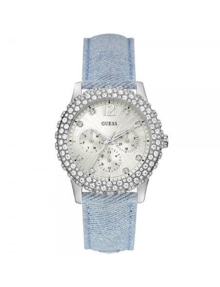 Reloj Guess Dazzler Correa piel brillo