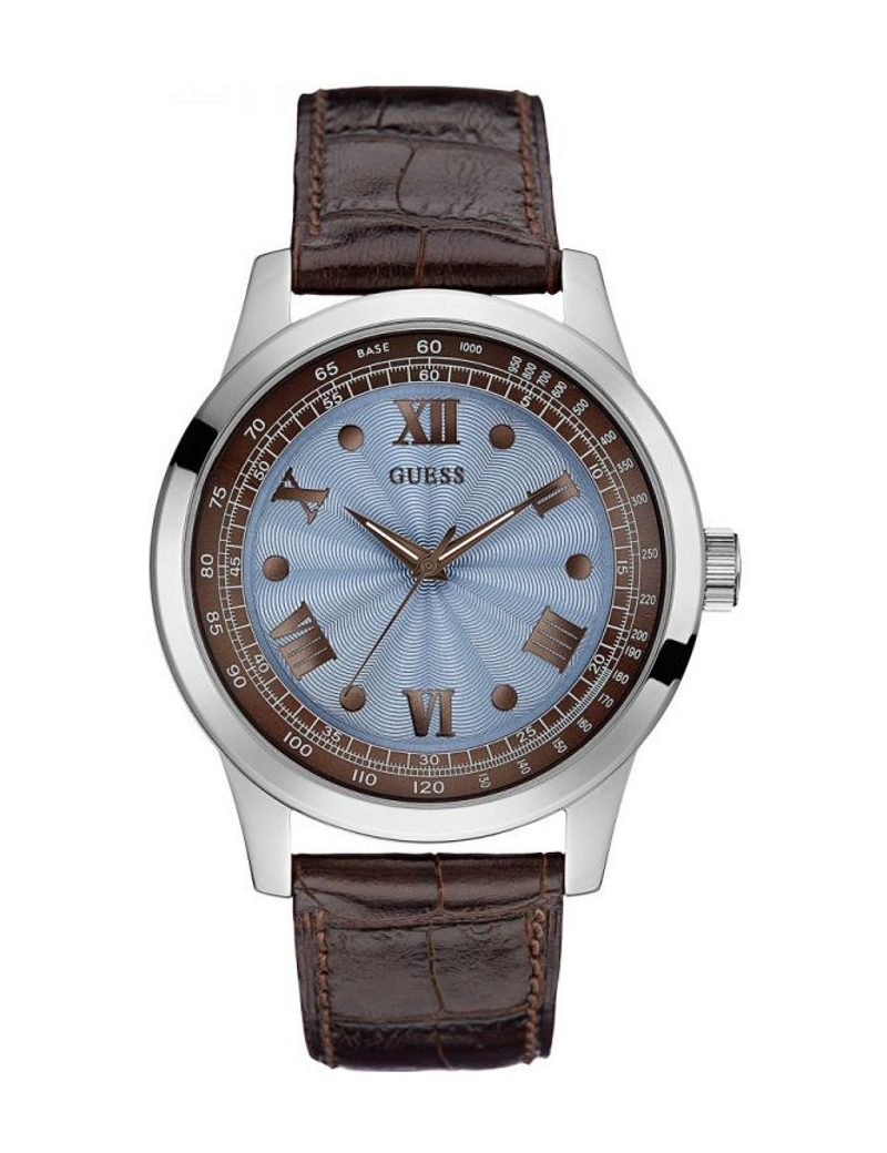 Reloj Guess Monograma esfera azul