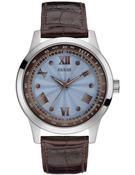 Reloj Guess Monograma esfera azul