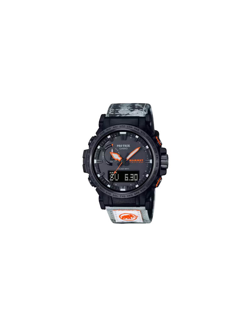 Reloj Casio  Pro Trek Solar Colaboración 160 aniversario de MAMMUT Serie PRW-61