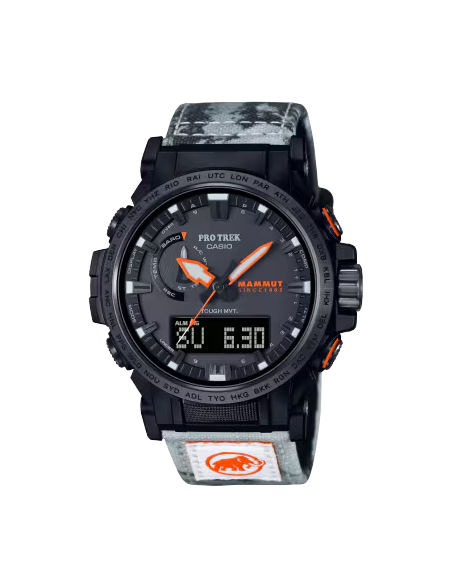 Reloj Casio  Pro Trek Solar Colaboración 160 aniversario de MAMMUT Serie PRW-61