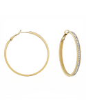 Pendientes Guess All Around Acero Dorados
