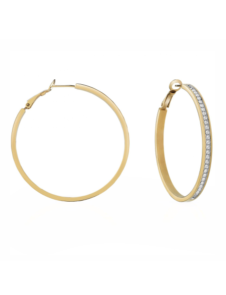 Pendientes Guess All Around Acero Dorados Pendientes Guess All Around Acero Dorados