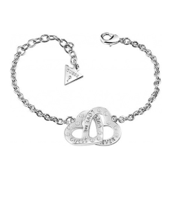 Pulsera Guess Lovers Plateada