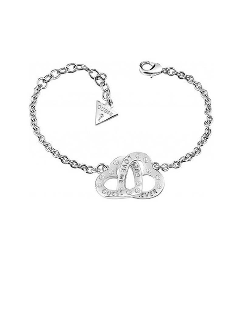 Pulsera Guess Lovers Plateada