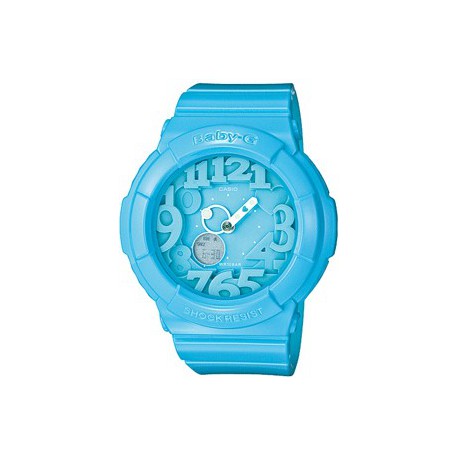 Reloj Casio Baby-G analógico y digital hearts blue