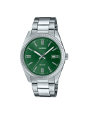 Reloj Casio Timeless Colection Esfera Verde SERIE MTP-1302