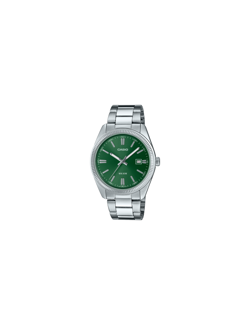 Reloj Casio Timeless Colection Esfera Verde SERIE MTP-1302