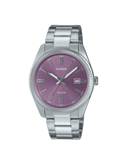 Reloj Casio Timeless Collection Esfera Morada Series MTP-1302