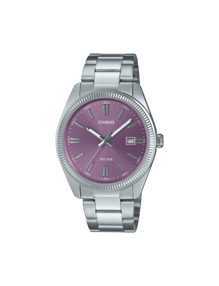 Reloj Casio Timeless Collection Esfera Morada Series MTP-1302