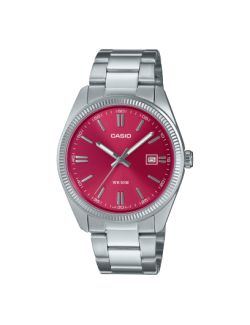 Reloj Casio Timeless Collection Esfera Roja Series MTP-1302