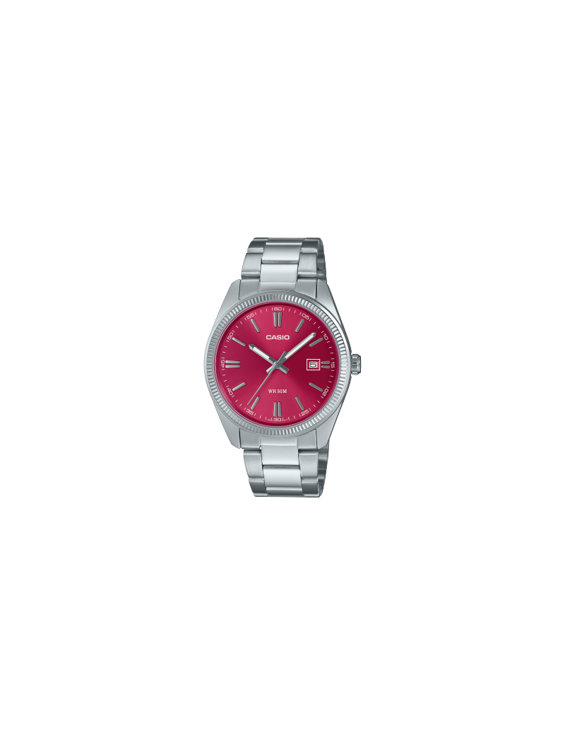 Reloj Casio Timeless Collection Esfera Roja Series MTP-1302