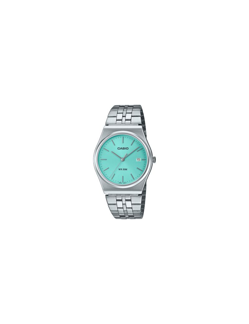 Reloj Casio Timeless Collection Standard Esfera Turquesa Series MTP-B145D