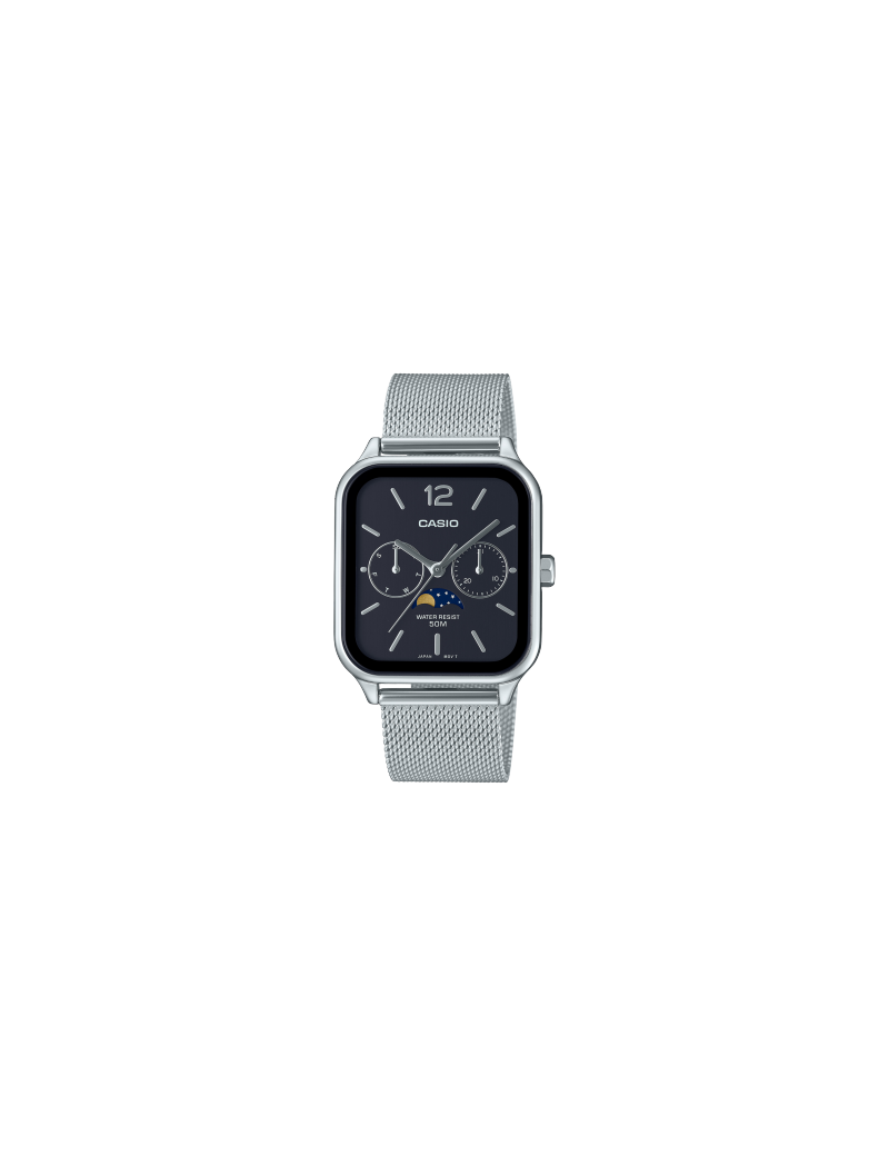Reloj Casio Timeless Collection Esfera Negra Analógico Series MTP-M305
