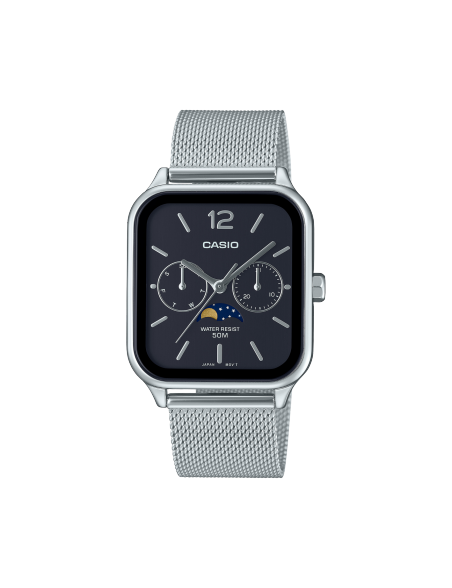 Reloj Casio Timeless Collection Esfera Negra Analógico Series MTP-M305