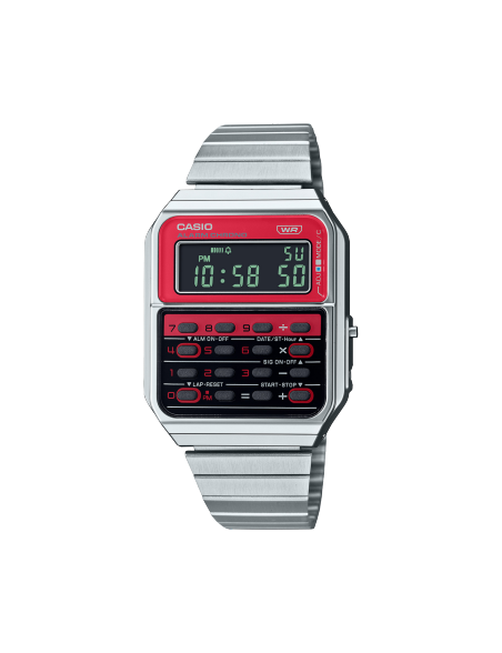 Reloj Casio Edgy Collection Calculadora en Rojo Reloj Casio Edgy Collection Calculadora en Rojo