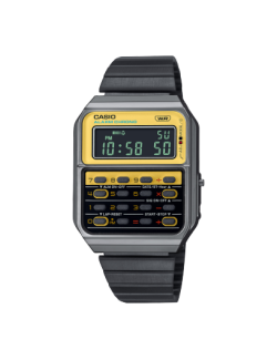 Reloj Casio Edgy Collection Calculadora Amarillo