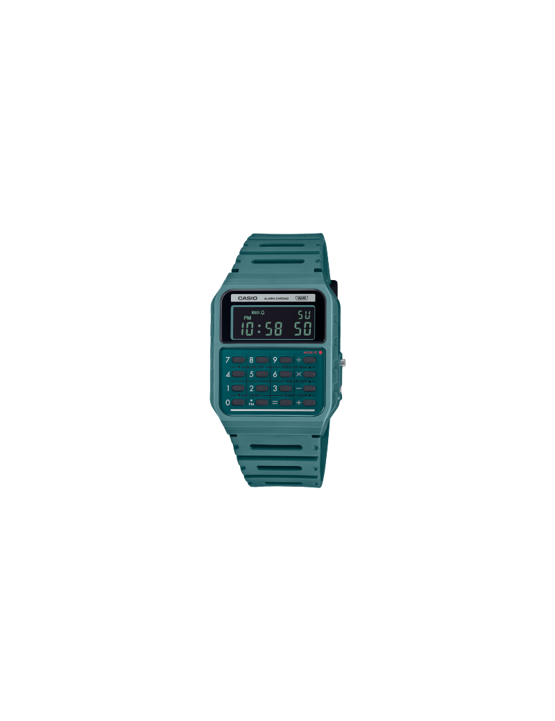 Reloj Casio Edgy Collection Calculadora Color Verde