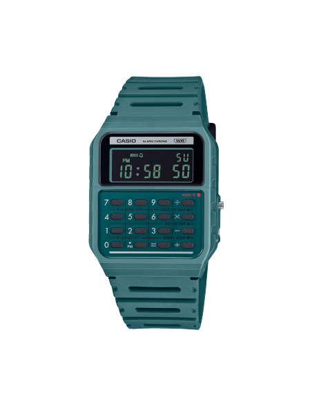 Reloj Casio Edgy Collection Calculadora Color Verde