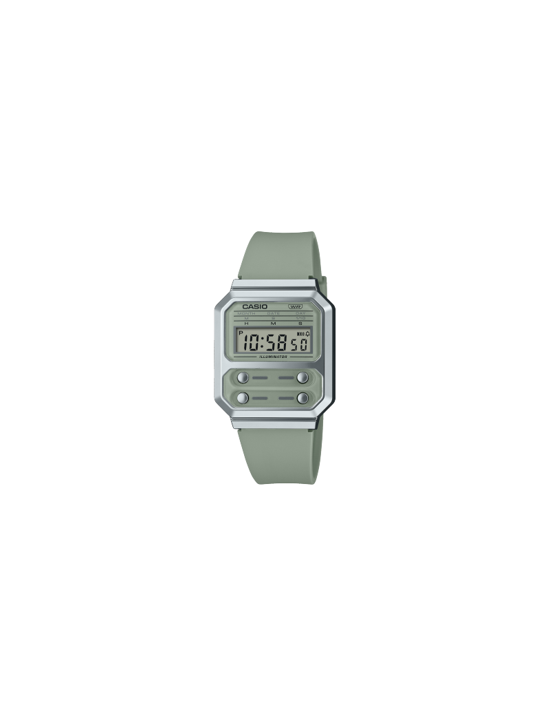 Reloj Casio Edgy Collection Verde Botones