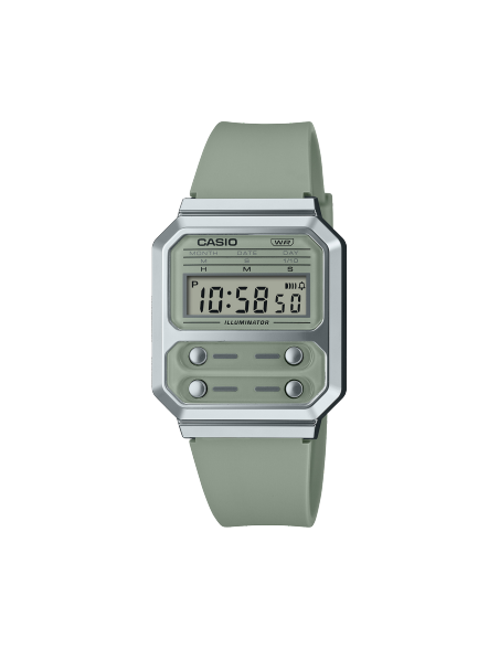 Reloj Casio Edgy Collection Verde Botones