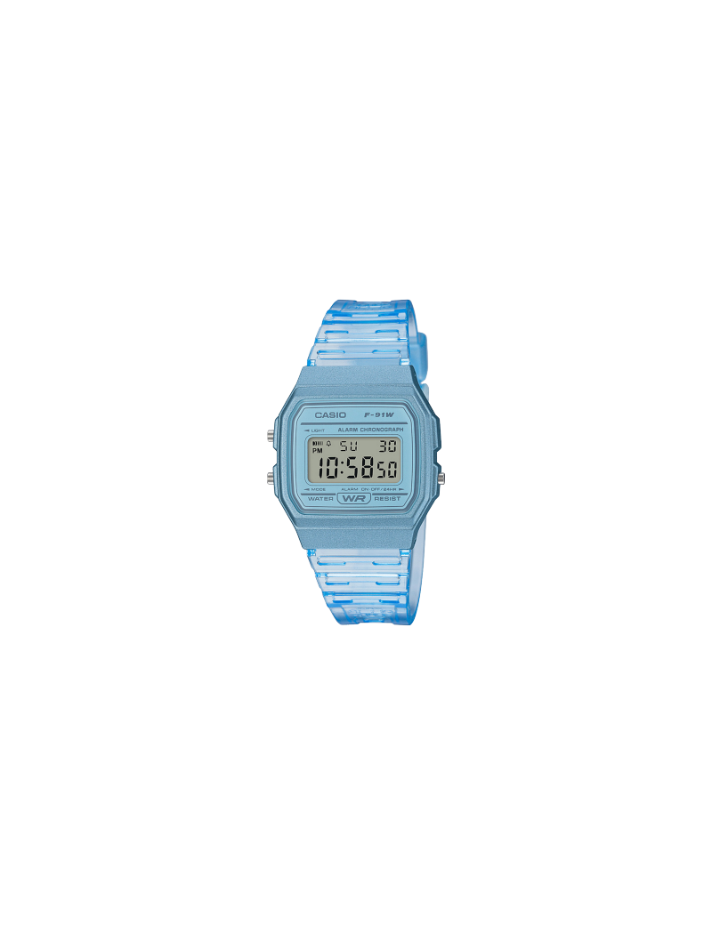Reloj Casio Timeless Collection Transparente Azul