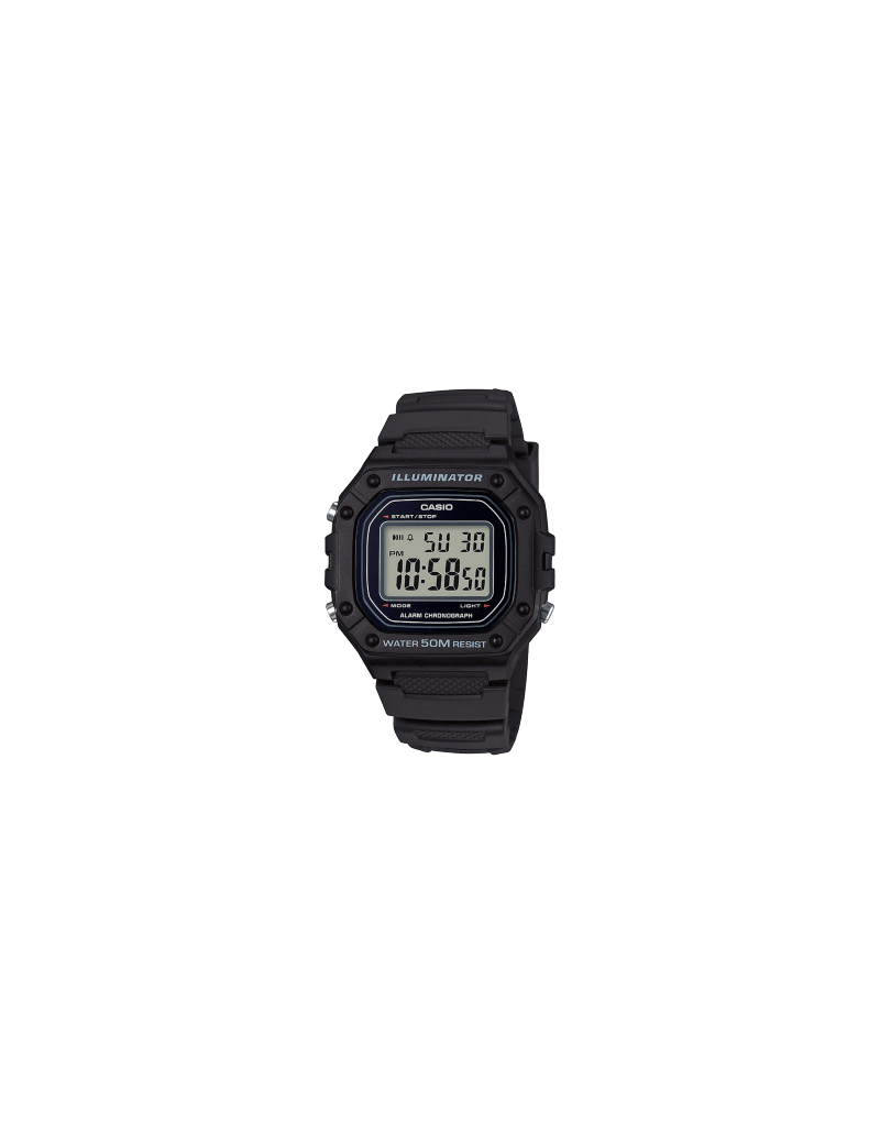 Reloj Casio Timeless Colection Negro Series W-218
