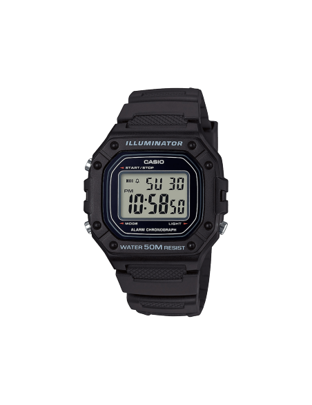 Reloj Casio Timeless Colection Negro Series W-218