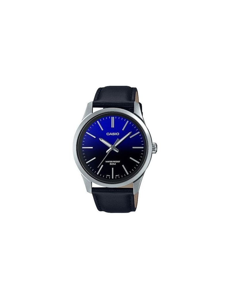 Reloj Cassio Timeless Colection Correa Piel Negra