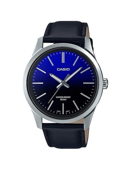 Reloj Cassio Timeless Colection Correa Piel Negra