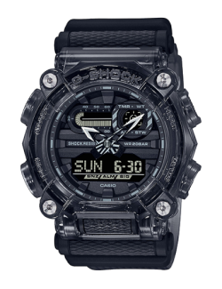 Reloj Casio G-Shock Translucido Negro Serie  GA-900  Skeleton