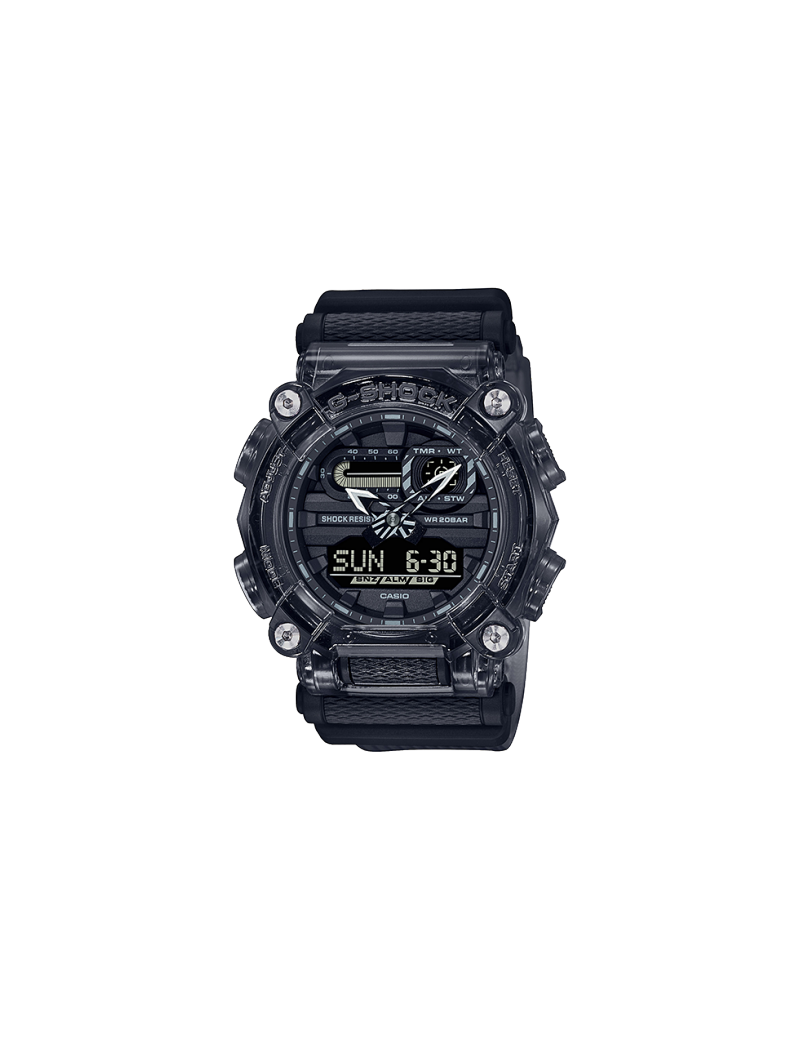 Reloj Casio G-Shock Translucido Negro Serie  GA-900  Skeleton