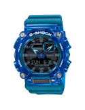Reloj Casio G-Shock Translucido Azul Serie GA-900 Skeleton