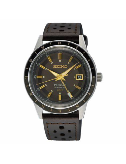 Reloj Seiko Presage Style 60's GMT Correa marrón