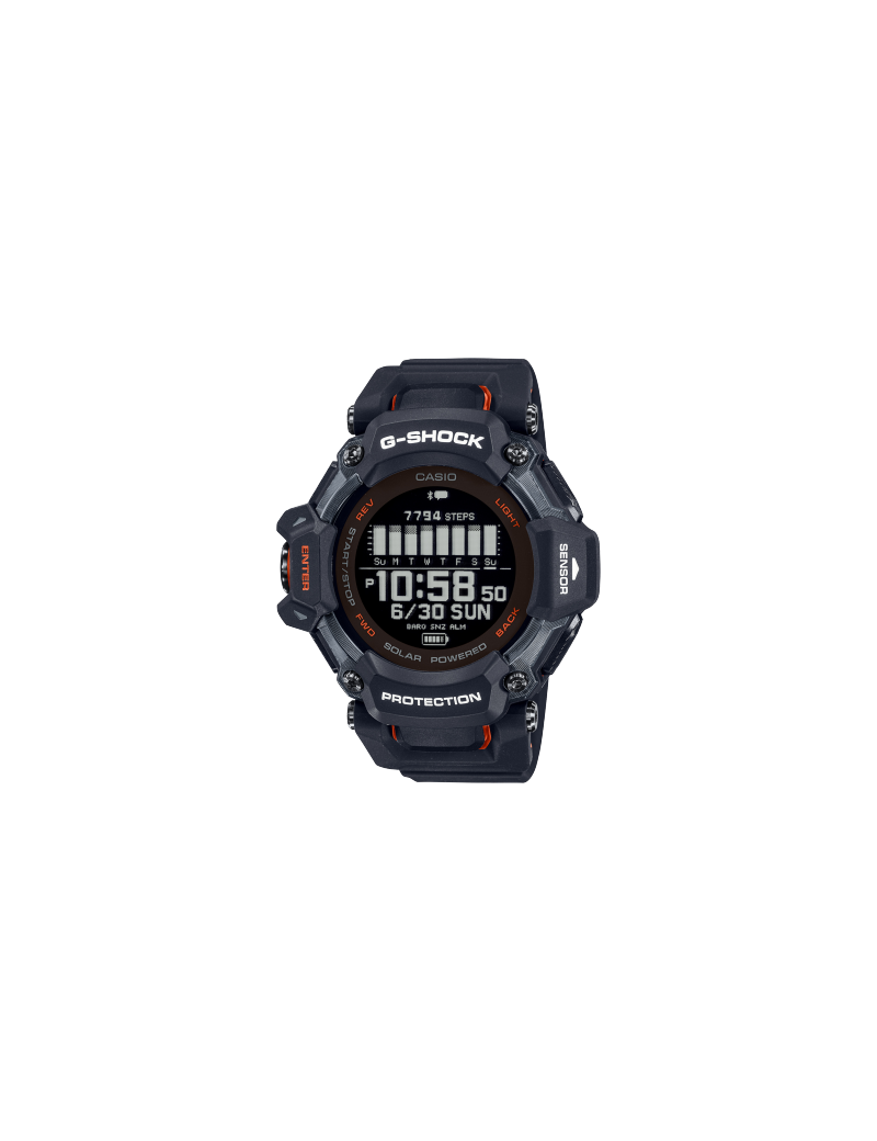 Reloj Casio G-Shock G-Squad Solar Negro Serie GBD-H2000