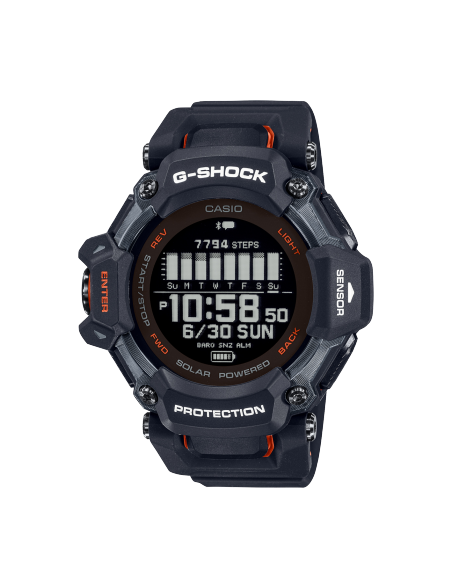 Reloj Casio G-Shock G-Squad Solar Negro Serie GBD-H2000