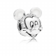 Clip en plata de ley Retrato Brillante de Mickey