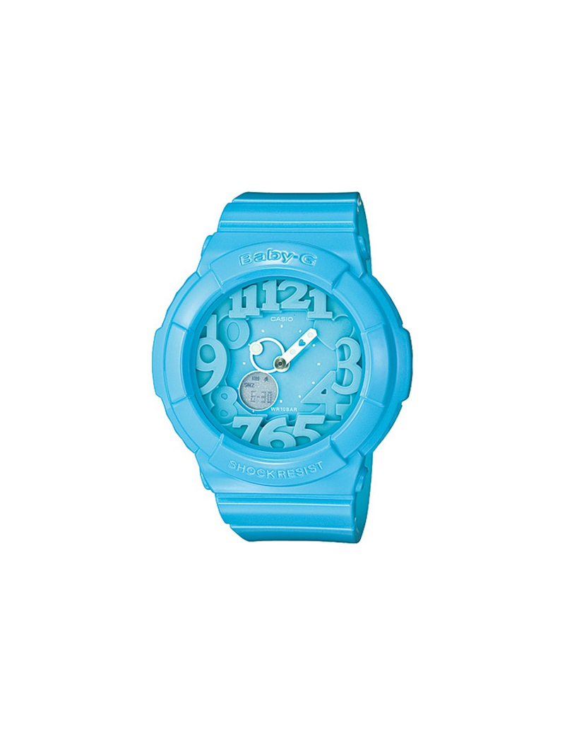 Reloj Baby-G Azul Luz Multicolor Serie BGA-130