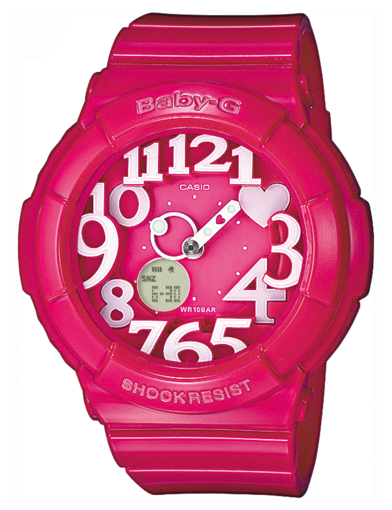 Reloj Baby-G Rosa Luz Multicolor BGA-130