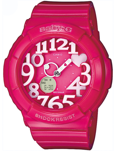 Reloj Baby-G Rosa Luz Multicolor BGA-130