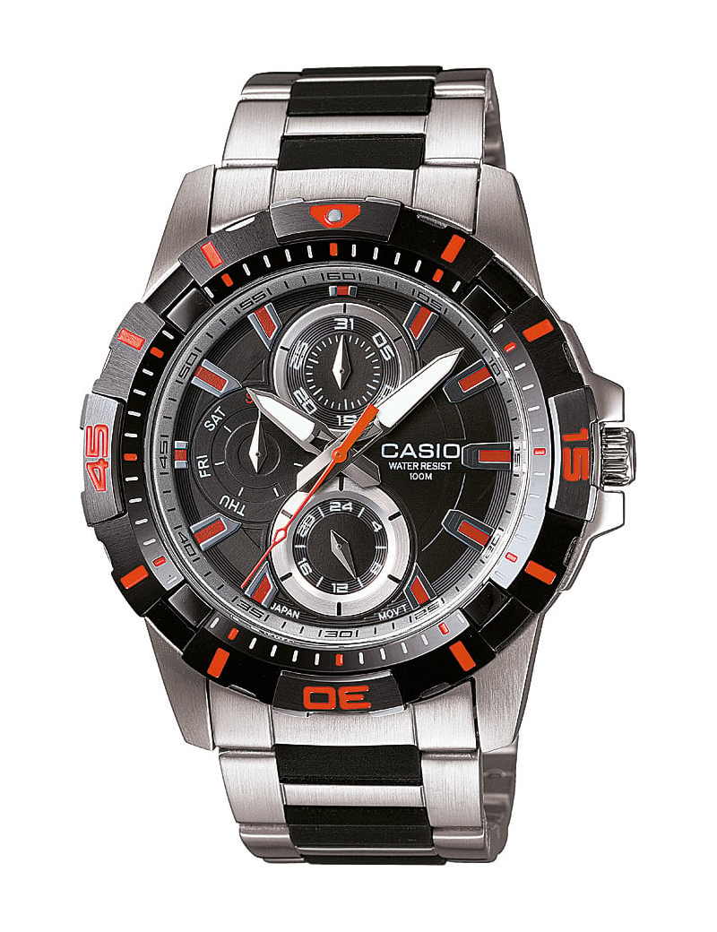 Reloj Casio Multifunción Negro Acero