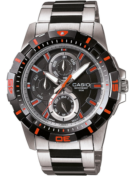 Reloj Casio Multifunción Negro Acero