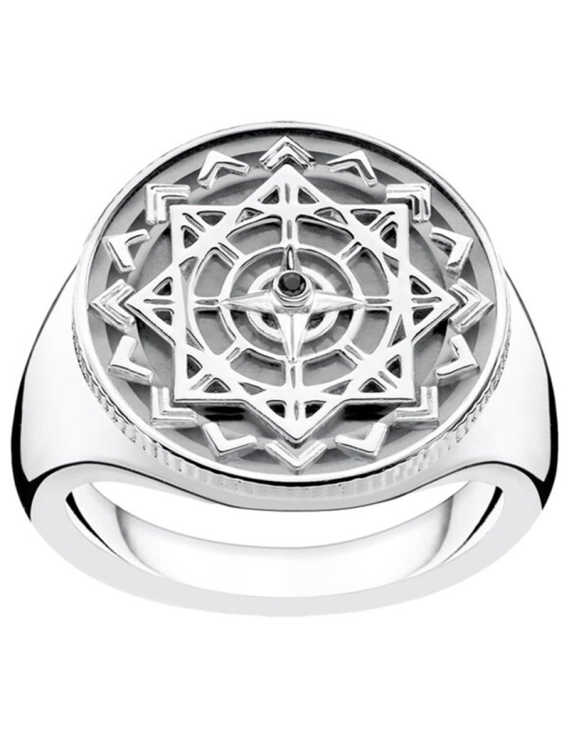 Anillo-Thomas-Sabo-plata-brujula-