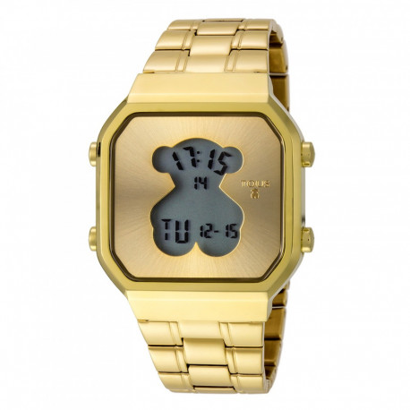 Reloj Tous D-Bear Digital IPG Esfera Gold 600350285