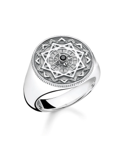Anillo-Thomas-Sabo-plata-brujula-