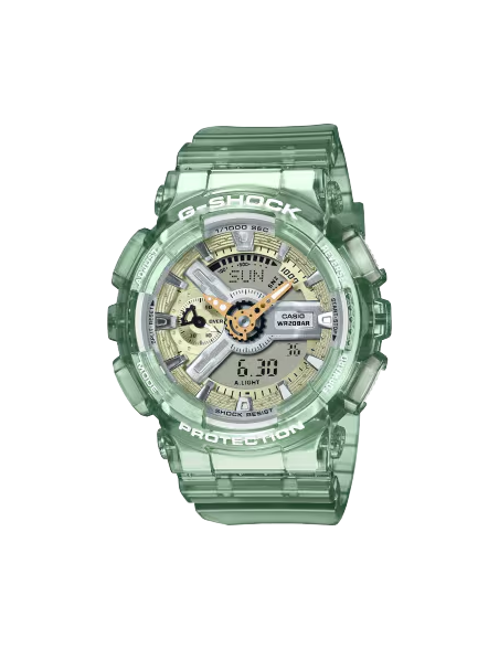 Reloj Casio G-Shock Estándar Skeleton Verde Serie GMA
