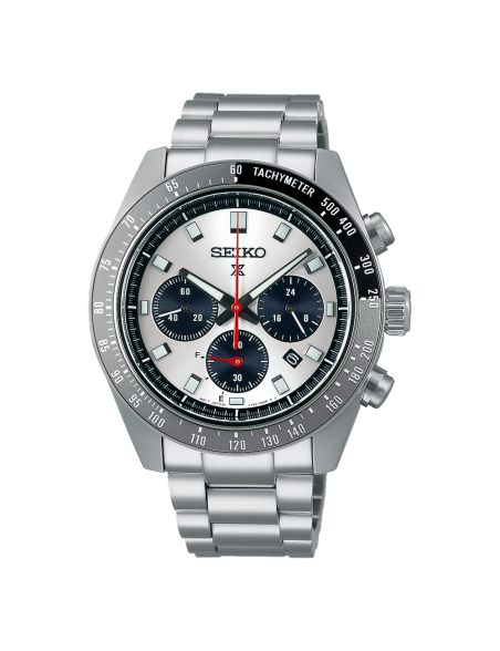 Reloj Seiko Prospex Speedtimer Crono Solar blanco