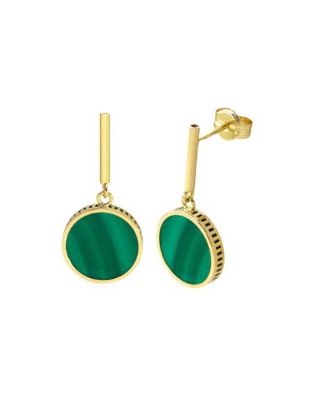 Pendientes-oro-18k-con-malaquita-verde-semilargo-barra-