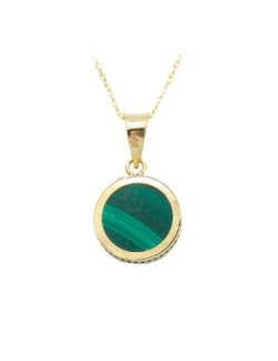Gargantilla-oro-18k-con-malaquita-verde