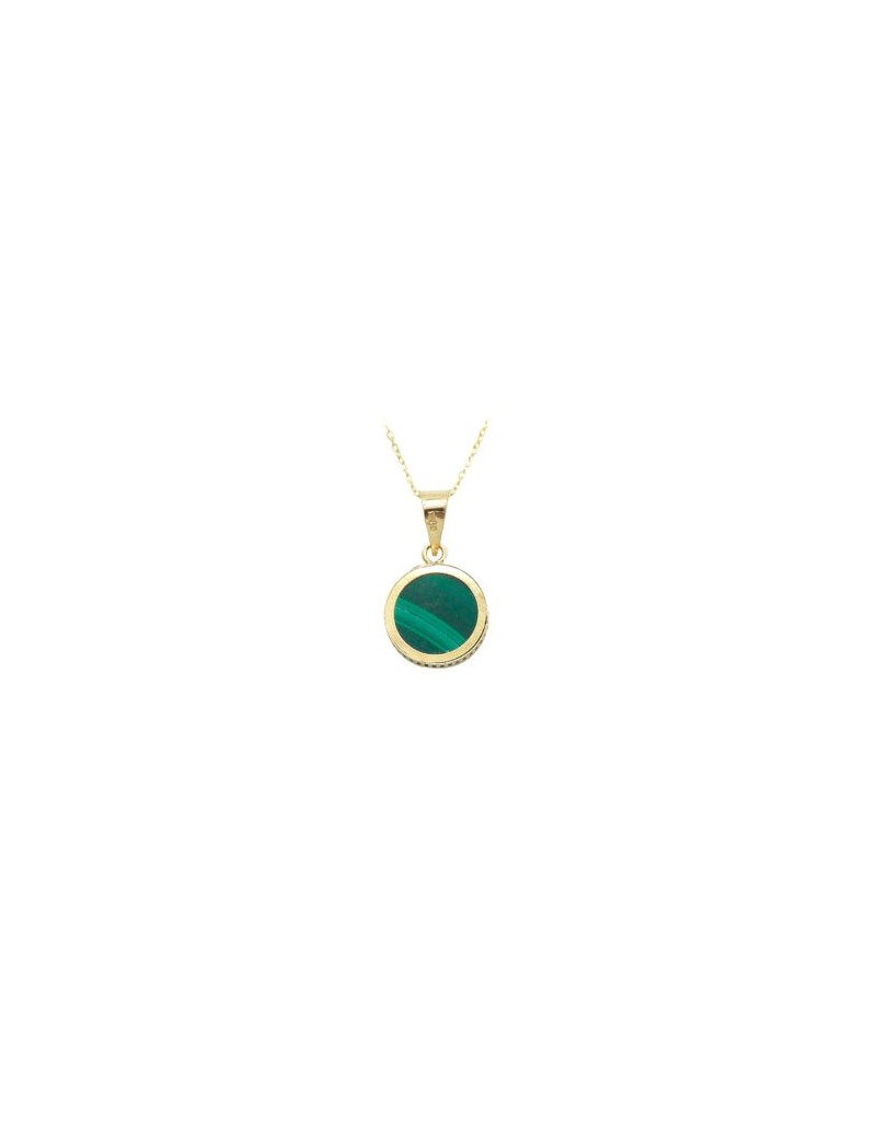 Gargantilla-oro-18k-con-malaquita-verde